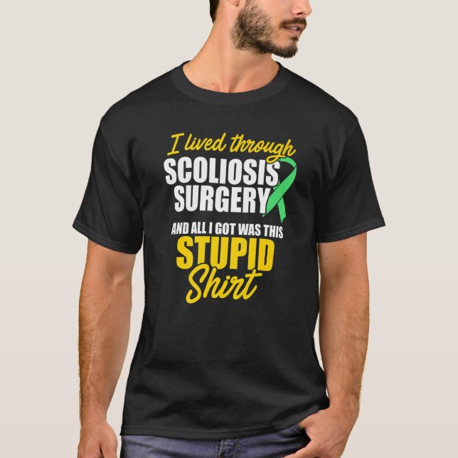 Camiseta Cirugía de concienciación sobre la escoliosis Guer (Anverso)