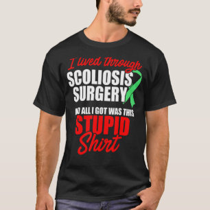 Camiseta Cirugía de concienciación sobre la escoliosis Guer