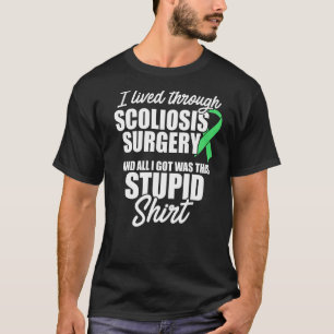 Camiseta Cirugía de concienciación sobre la escoliosis Guer