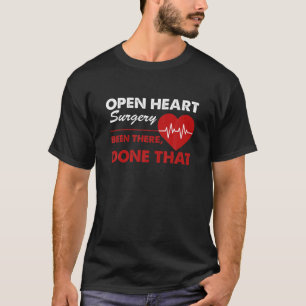 Camiseta Cirugía de corazón abierto Art Cita Graciosa Ataqu