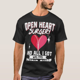 Camiseta Cirugía de corazón abierto Bypass Conciencia Coraz