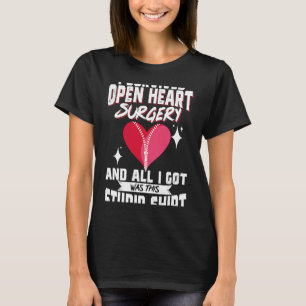 Camiseta Cirugía de corazón abierto Bypass Conciencia Coraz