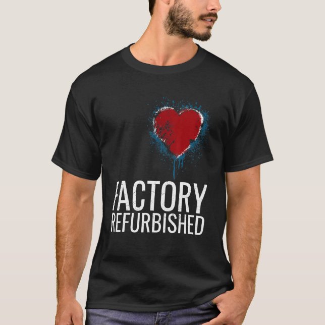 Camiseta Cirugía de corazón abierto en fábrica renovada Vin (Anverso)