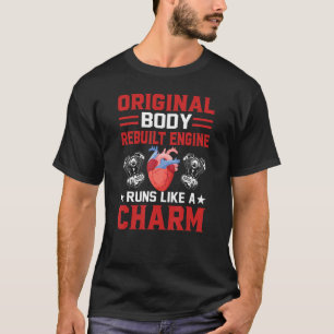 Camiseta Cirugía de corazón abierto Los pacientes evitan el