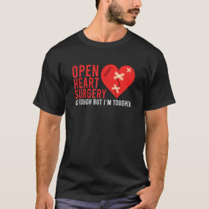 Camiseta Cirugía de corazón abierto Recuperación de fuerte 
