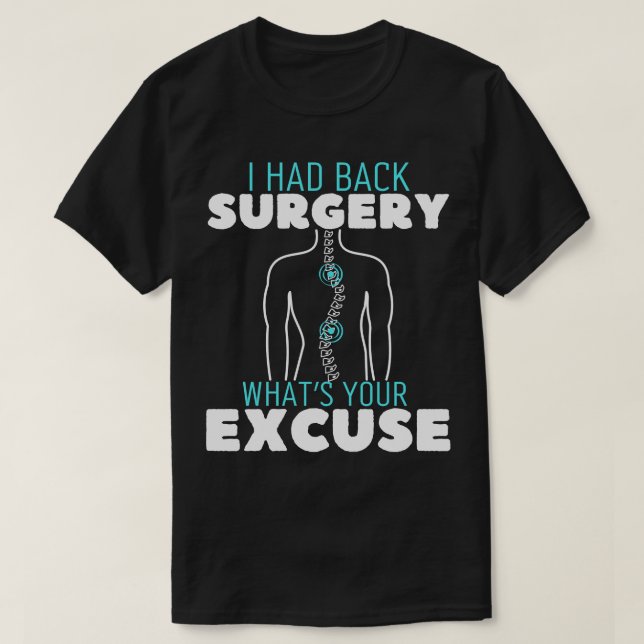 Camiseta Cirugía de espalda (Diseño del anverso)