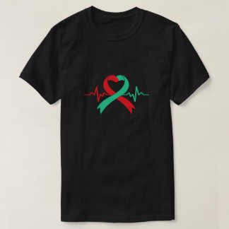 Camiseta Cirugía de Guerrero de Trasplante de Órganos Donan