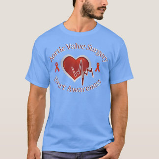 Camiseta Cirugía de la válvula aórtica cardíaca Survi