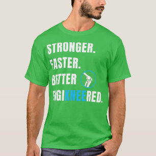 Camiseta Cirugía de reemplazo de rodilla nueva Funny de rec