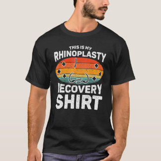 Camiseta Cirugía de rinoplastía tras cirugía de nariz Rhino