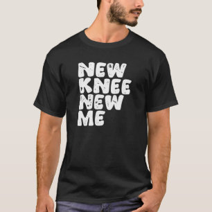 Camiseta Cirugía de rodilla vintage Knee Knee New Me Funny