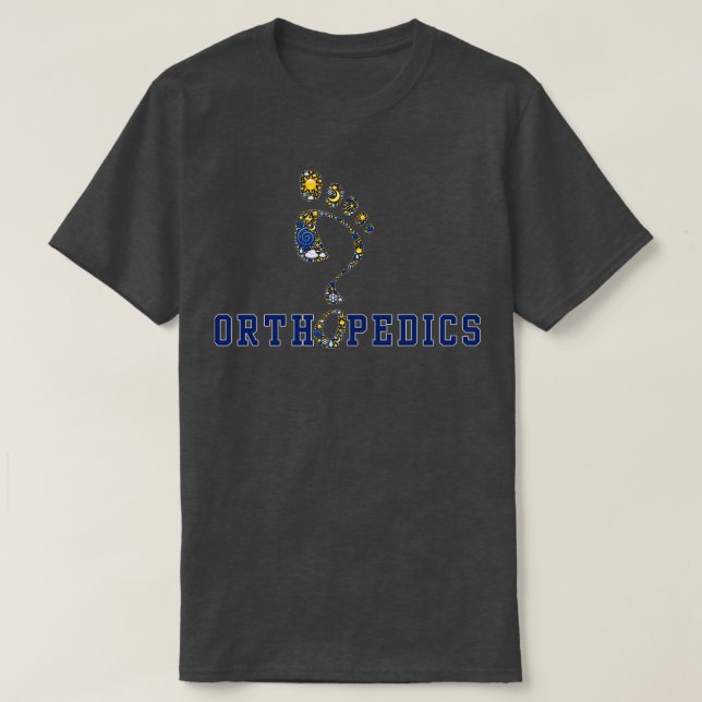 Camiseta Cirugía de tobillo y pie de ortopedia 3 (Diseño del anverso)