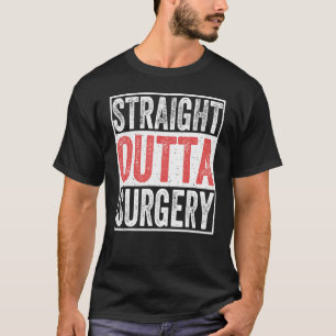 Camiseta Cirugía directa al exterior Paciente Lesiones trau