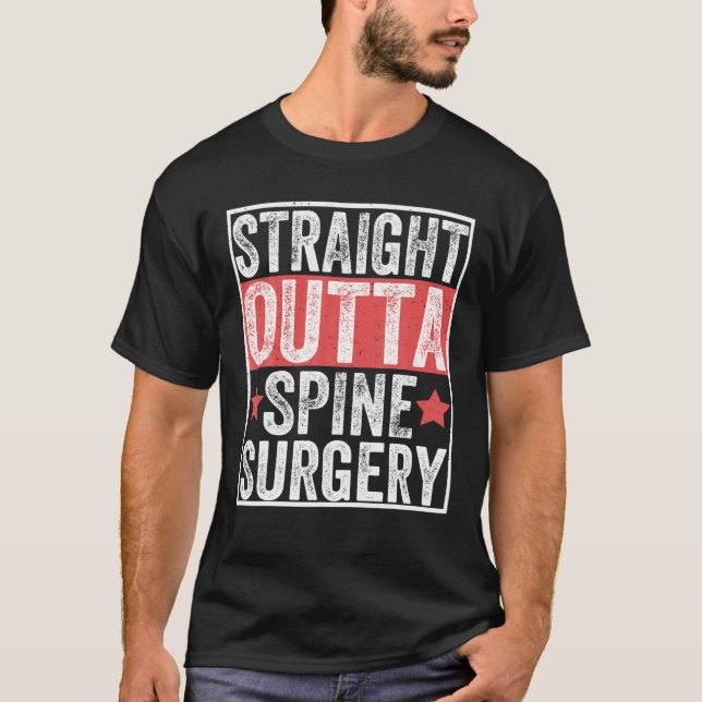Camiseta Cirugía directa fuera de la columna vertebral Paci (Anverso)