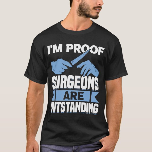 Camiseta Cirugía hospitalaria Médica médico Cirujano 1 (Anverso)
