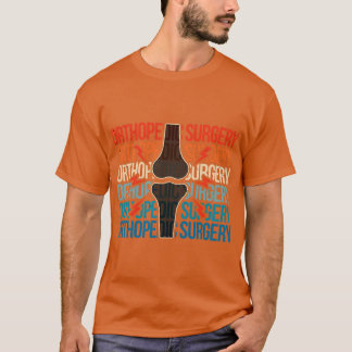 Camiseta Cirugía ortopedia retro Médica Ortho
