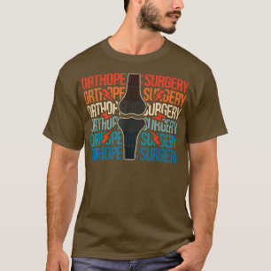 Camiseta Cirugía ortopedia retro Médica Ortho