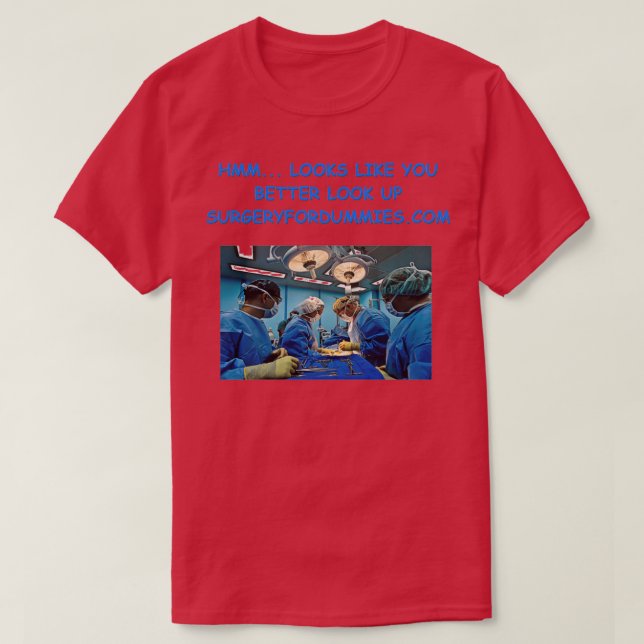 Camiseta Cirujano 5 (Diseño del anverso)