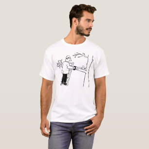 Camiseta Cirujano árbol arriba una escalera