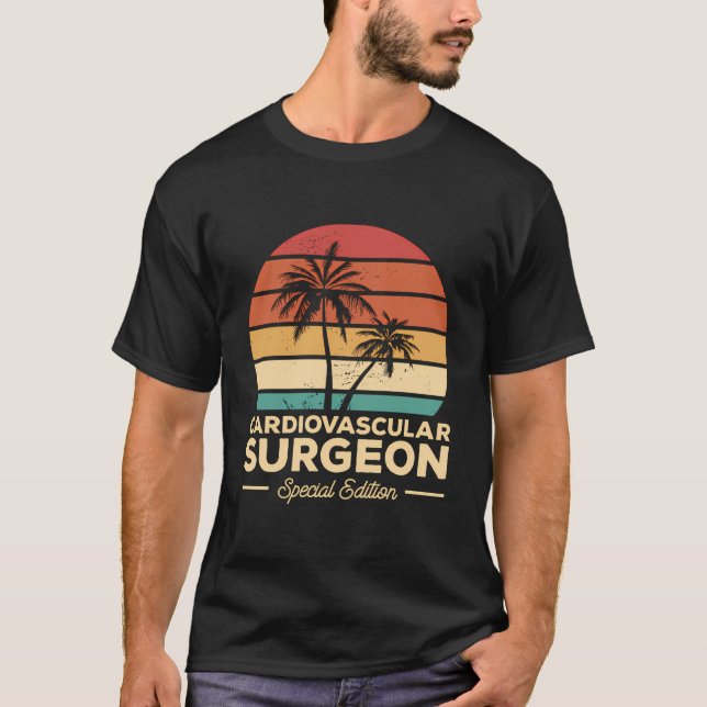 Camiseta Cirujano Cardiovascular Vintage (Anverso)