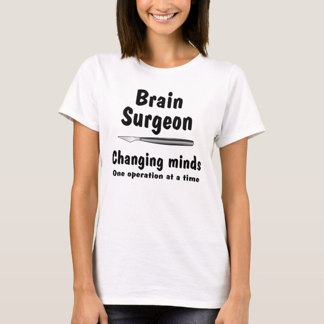 Camiseta Cirujano cerebral (Anverso)