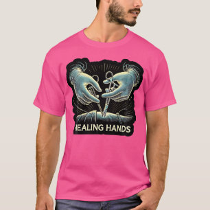 Camiseta Cirujano cirujano de mano curadora Médico de cirug
