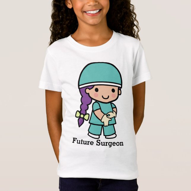 Camiseta Cirujano curado en el futuro en escrutinio (Anverso)