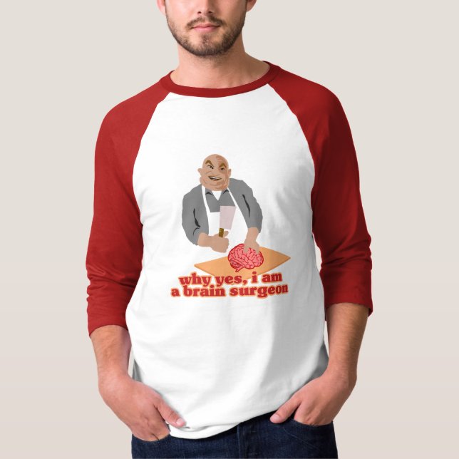 Camiseta Cirujano de cerebro (Anverso)