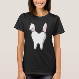 Camiseta Cirujano dental gráfico de conejito estudiantil de