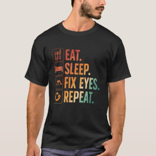 Camiseta Cirujano Ocular Arte Para Hombres Mujeres Oftálmol