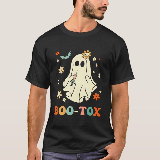 Camiseta Cirujano plástico Halloween Disstuve Botox Hallowe (Anverso)