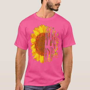Camiseta Cirujano tecnológico Cirujano Cirugía de girasol