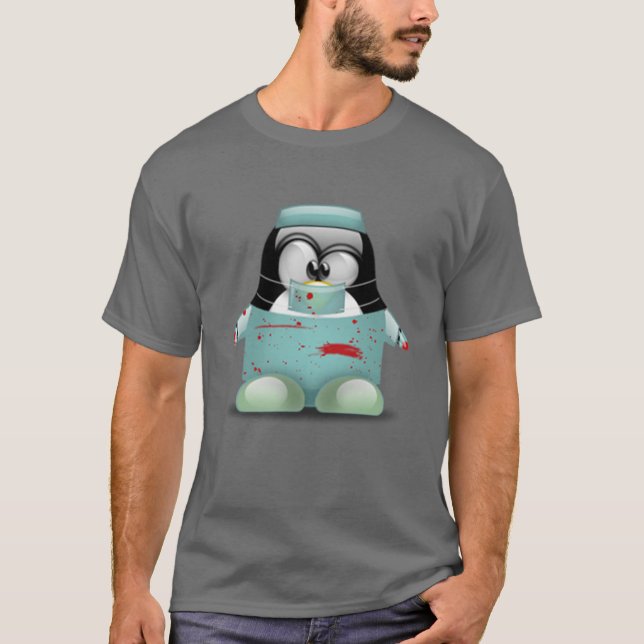 Camiseta Cirujano Tux (Anverso)
