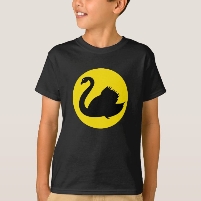 Camiseta cisne de la bandera de Australia Occidental (Anverso)
