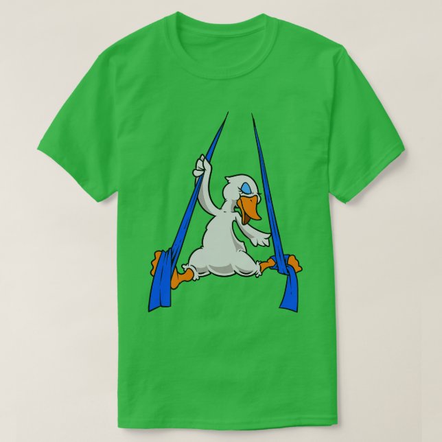 Camiseta Cisne de seda aérea (Diseño del anverso)