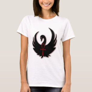 Camiseta Cisne negro con Ankh