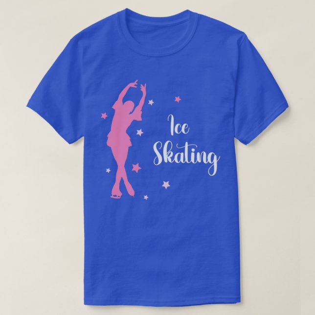 Camiseta Cisne Rosa de Cisne Hielo de Lago Azul Figura 1 (Diseño del anverso)