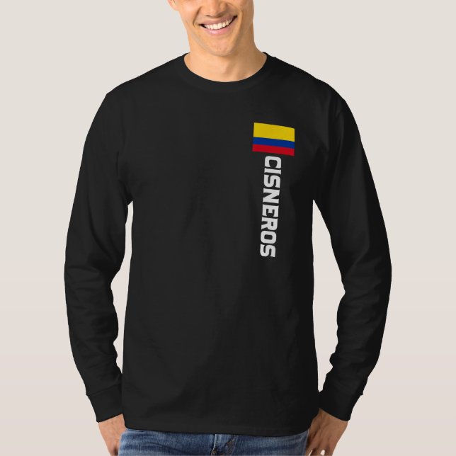 Camiseta Cisneros Colombia For Colombian Men Women Kids (Anverso)