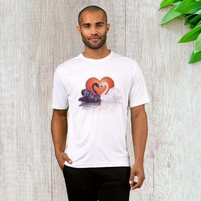 Camiseta Cisnes Blancas Y Negras (Subido por el creador)