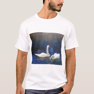 Camiseta Cisnes en juncos, Bruno Liljefors