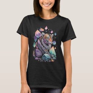 Camiseta Cístales de tigre etsotéricos, Ilustracion lindo
