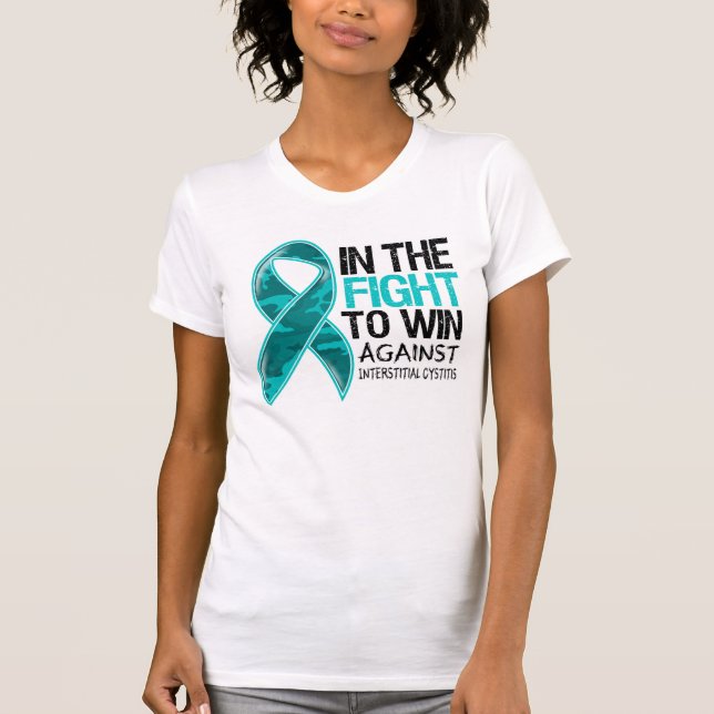 Camiseta Cistitis Intersticial - Luchar para Ganar (Anverso)