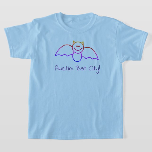 Camiseta CISV Austin Child's Blue Bat City (Distribución)