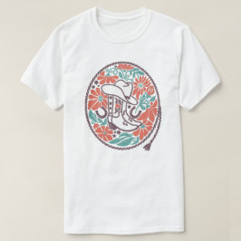 Camiseta CISV Austin Cowboy Gorra, Boots y Bull Skull Men's