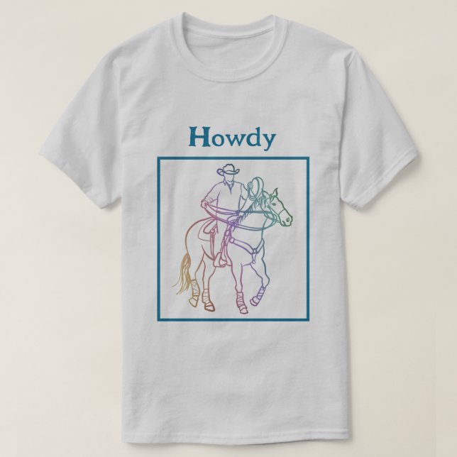Camiseta CISV Austin Howdy Cowboy Men's (Diseño del anverso)