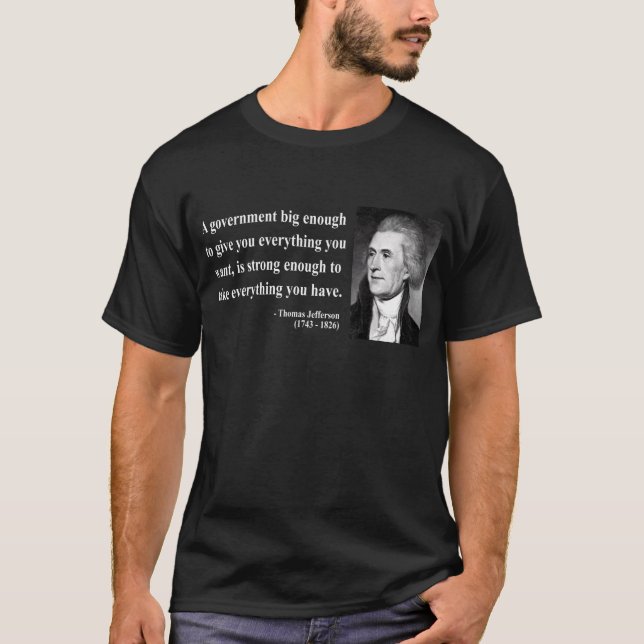 Camiseta Cita 1b de Thomas Jefferson (Anverso)