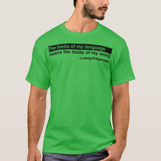 Camiseta Cita 2 de Ludwig Wittgenstein