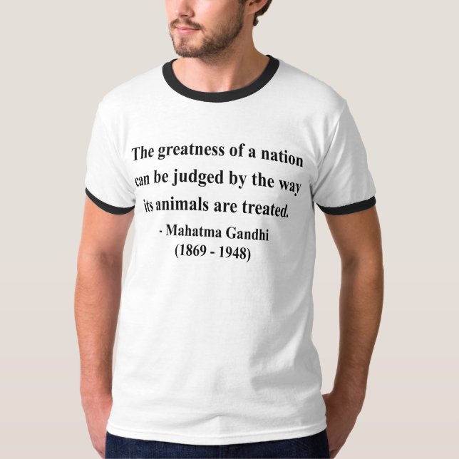 Camiseta Cita 2a de Gandhi (Anverso)