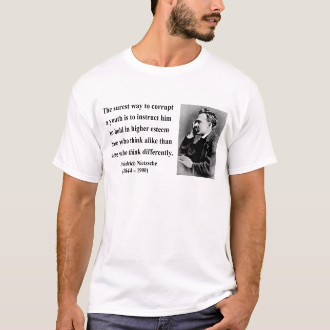Camiseta Cita 2b de Nietzsche (Anverso)