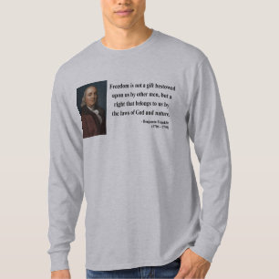 Camiseta Cita 4b de Ben Franklin